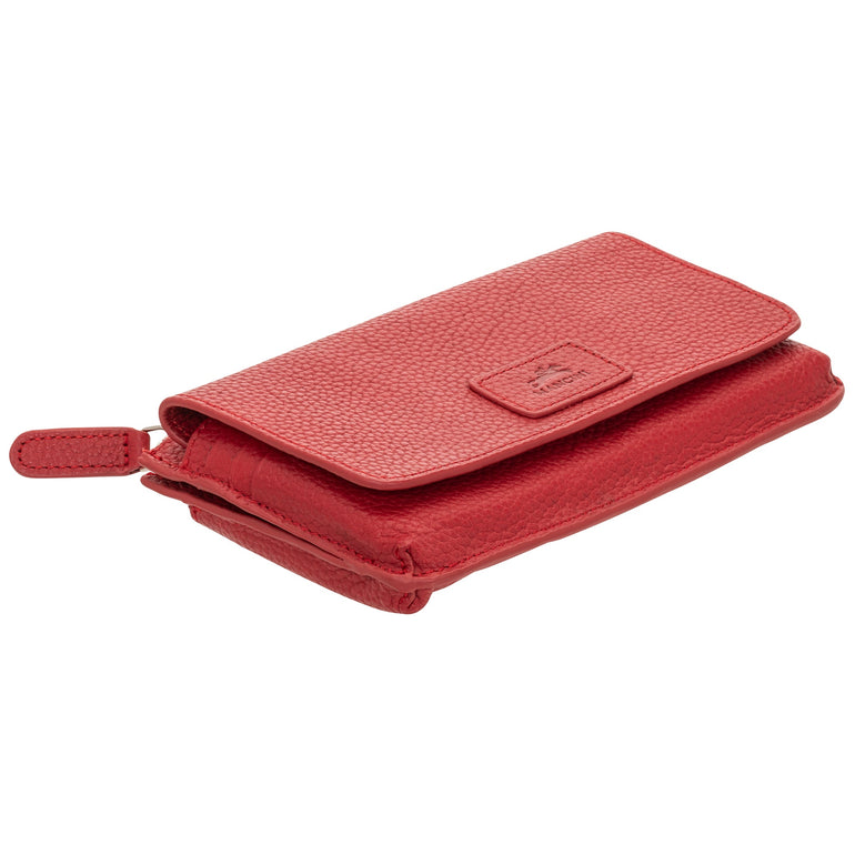 Mancini PEBBLE RFID Crossbody Wallet