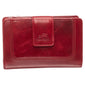 Mancini South Beach RFID Secure Medium Clutch Wallet - Red