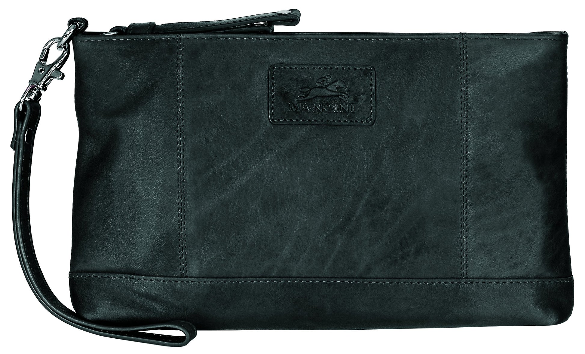 Mancini CASABLANCA Collection Ladies’ “ Wristlet” (RFID Secure) - Black