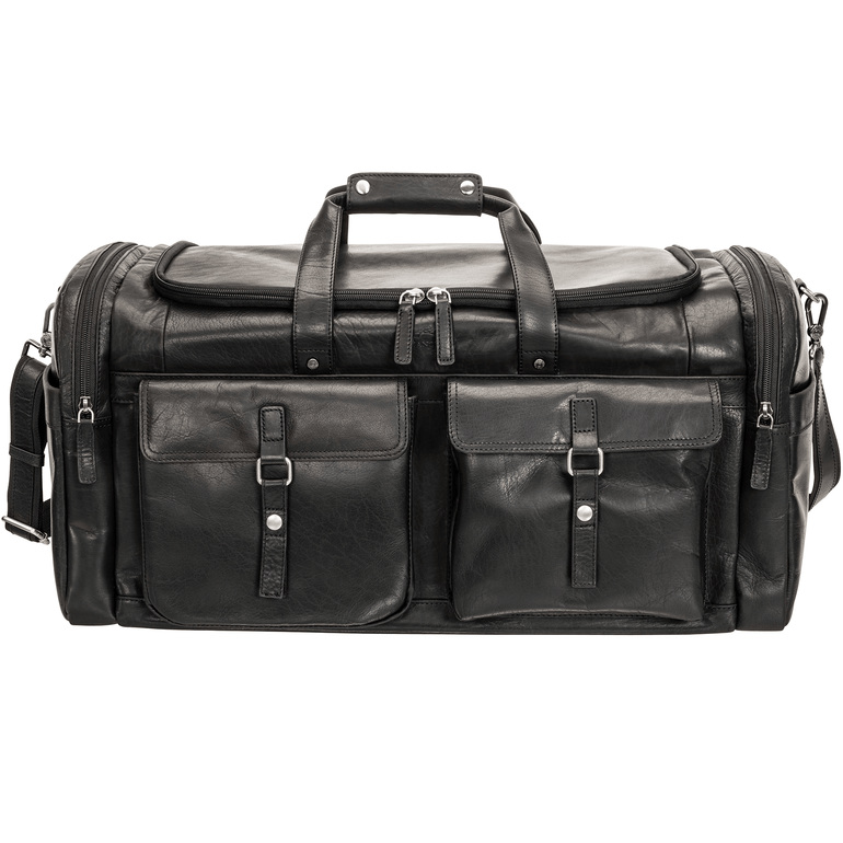 Mancini BUFFALO Large Duffle Bag - Black