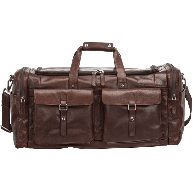 Mancini BUFFALO Large Duffle Bag - Brown