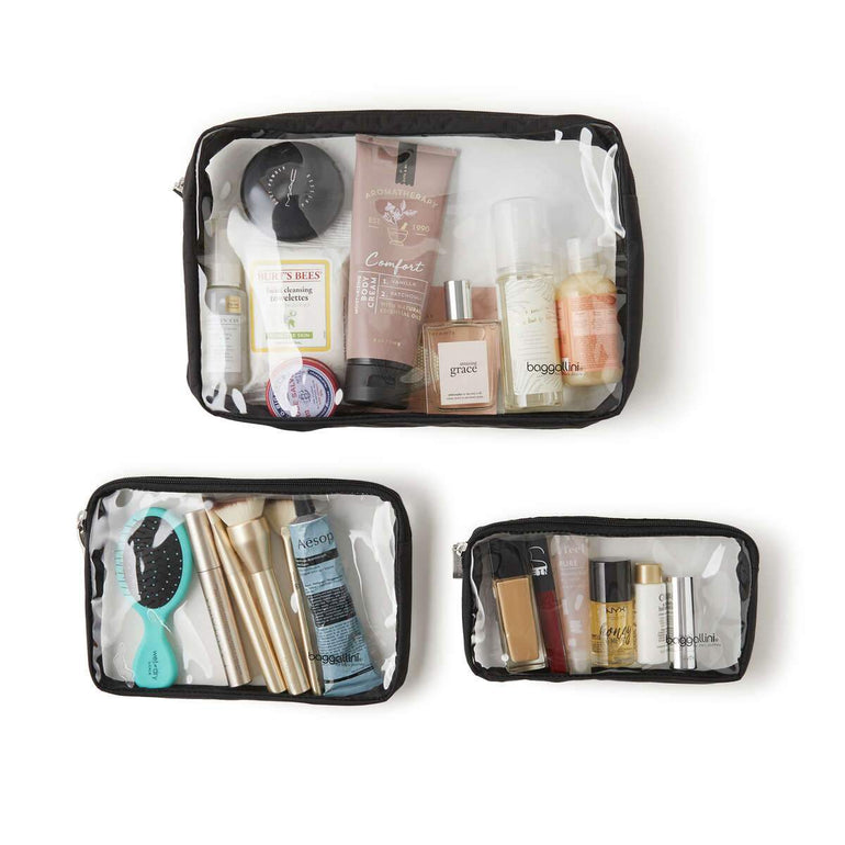 Baggallini Clear Travel Pouches