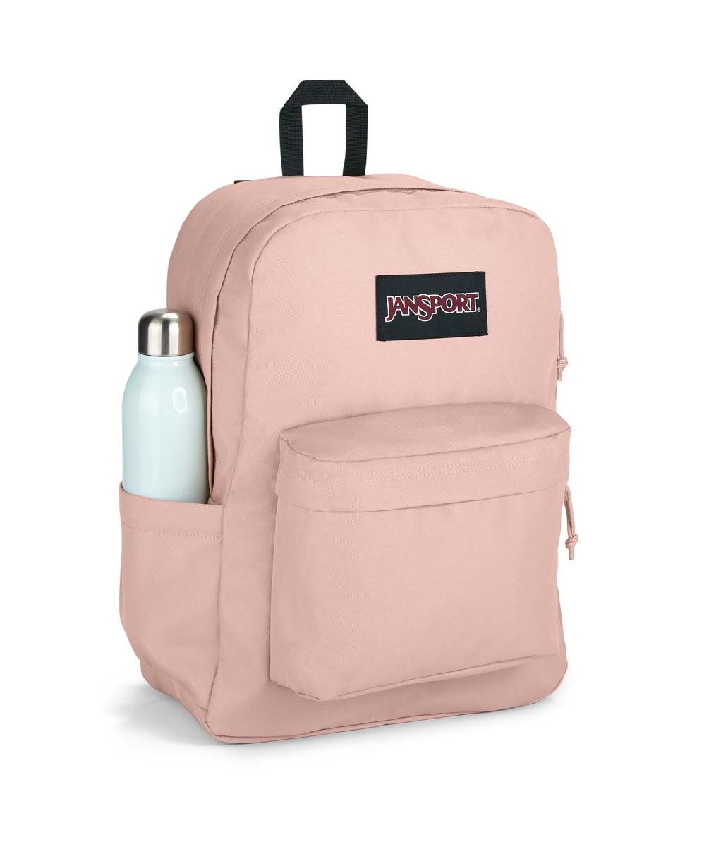 JanSport SuperBreak Plus Laptop Backpack - Misty Rose