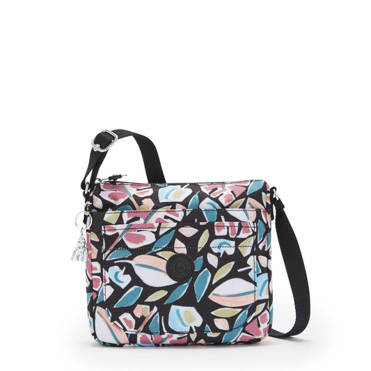 Kipling Sebastian Printed Crossbody Bag - Striking Leaves