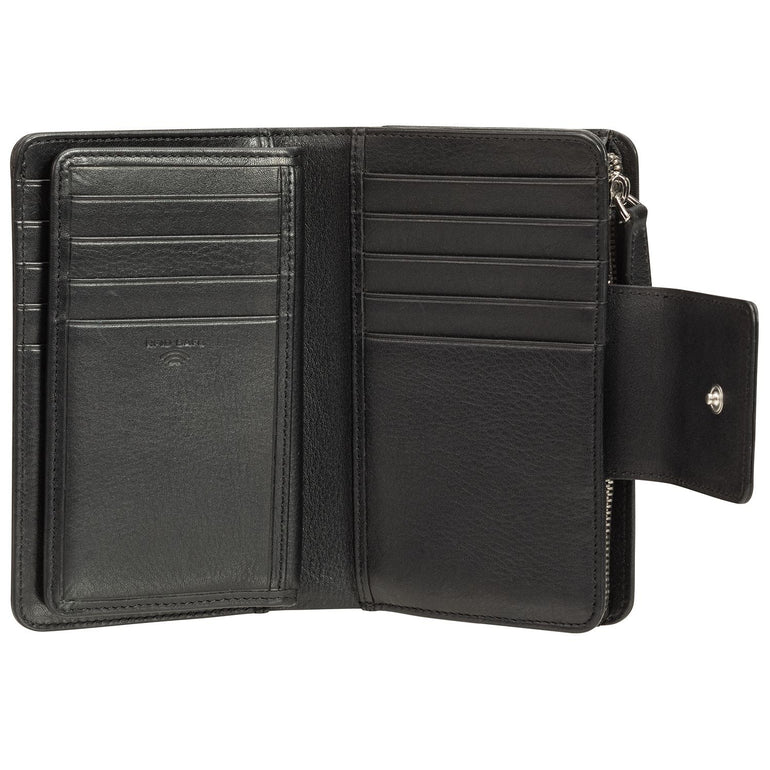 Mancini CROCO RFID Secure Medium Clutch Wallet