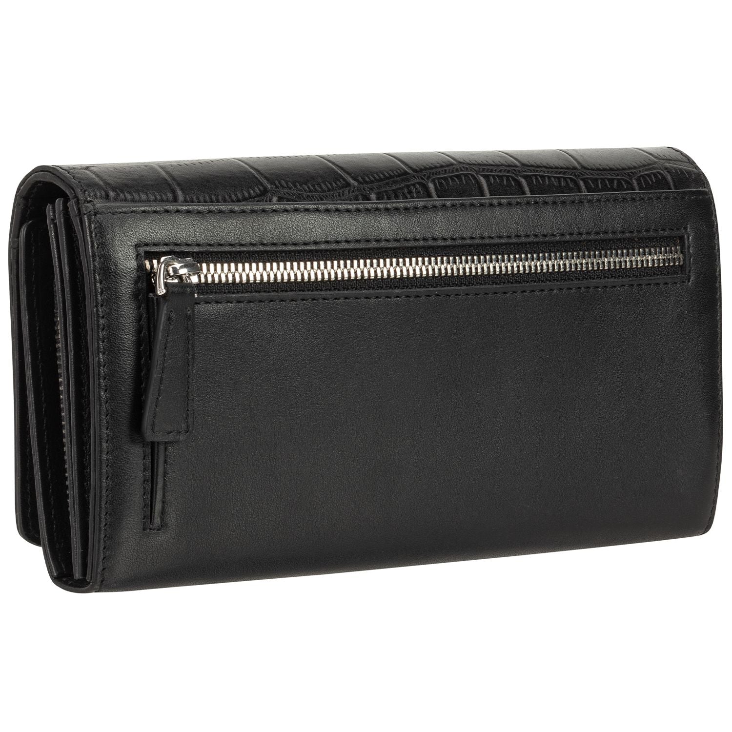 Mancini CROCO RFID Secure Clutch Wallet