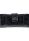 Mancini CASABLANCA Ladies' RFID Secure Clutch Wallet - Black