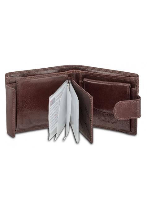 Mancini EQUESTRIAN-2 Deluxe Men’s Wallet with Coin Pocket